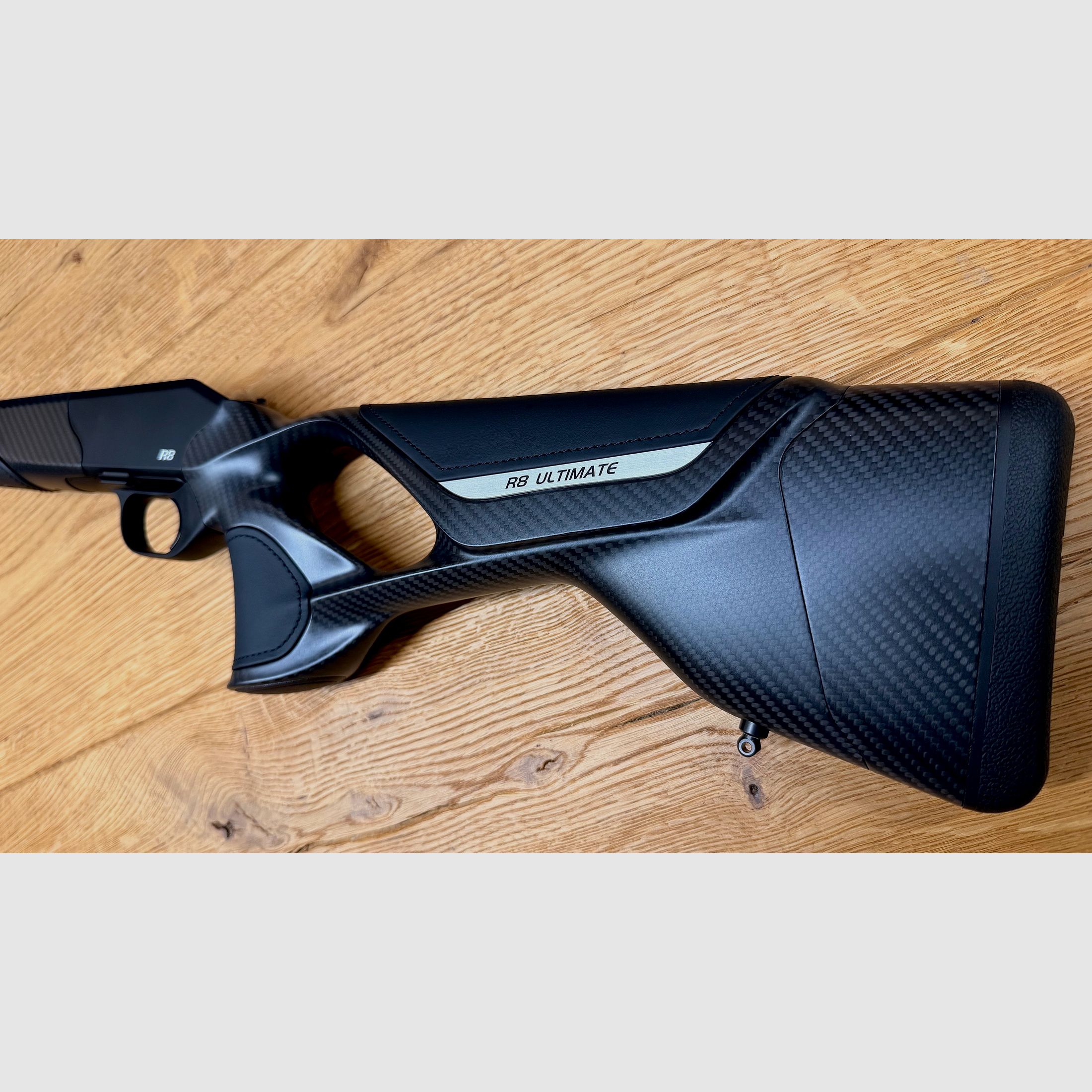 Blaser R8 Ultimate Carbon leather case / Standard version 17mm / Logo silver / Easy Custom leather