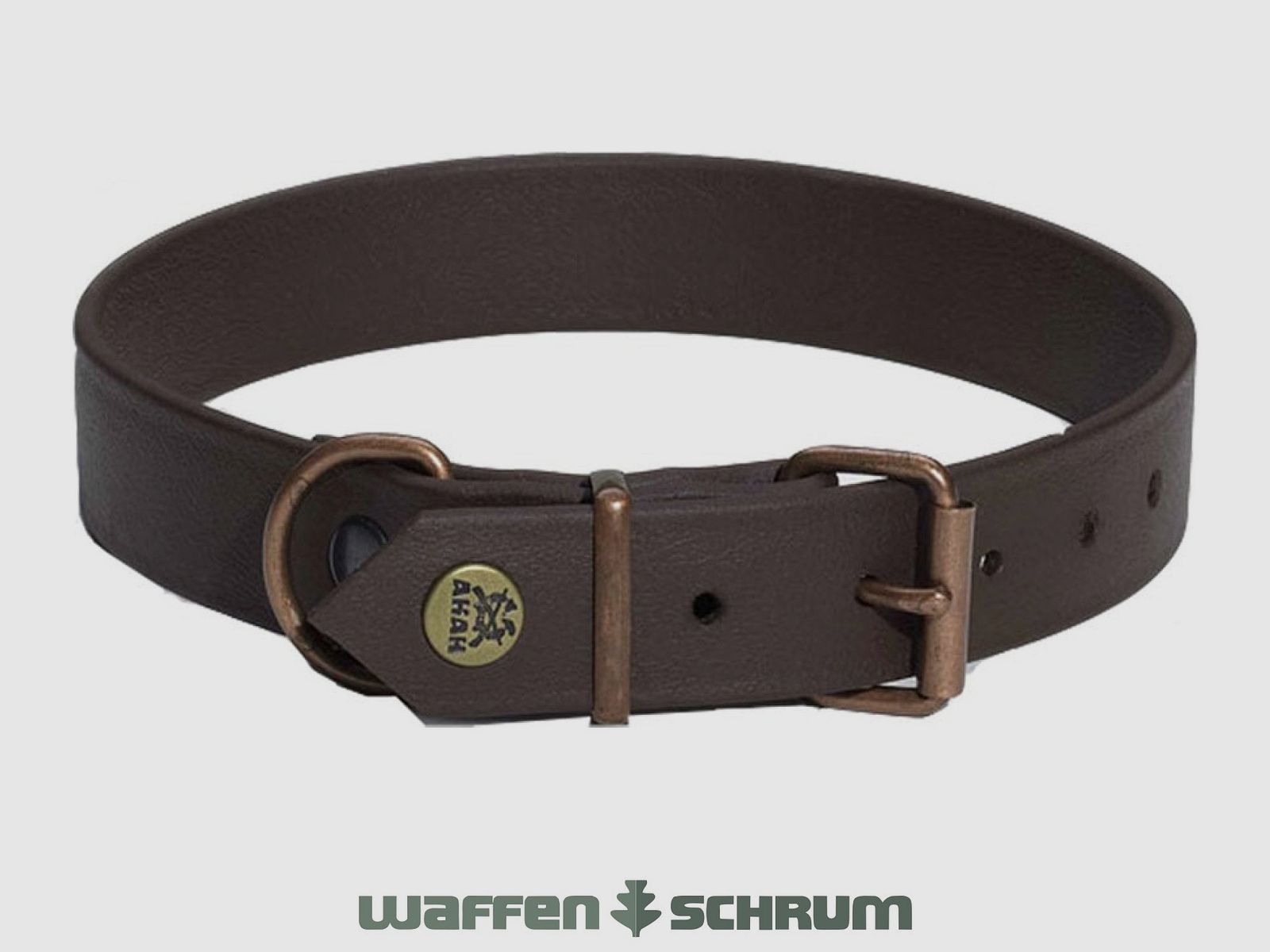 AKAH Biothane Collar Brown