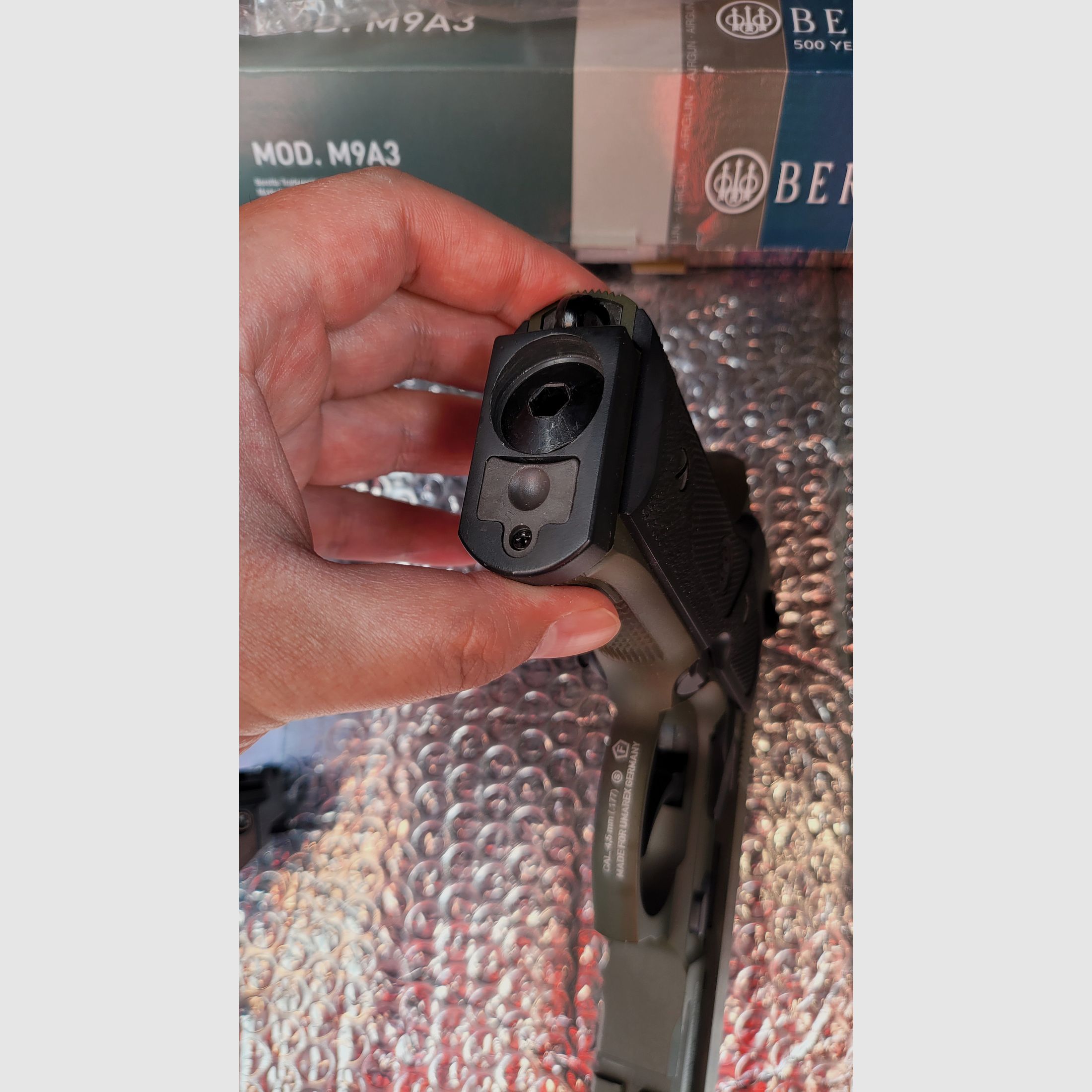 Pistola de aire comprimido Beretta M9A3 CO2