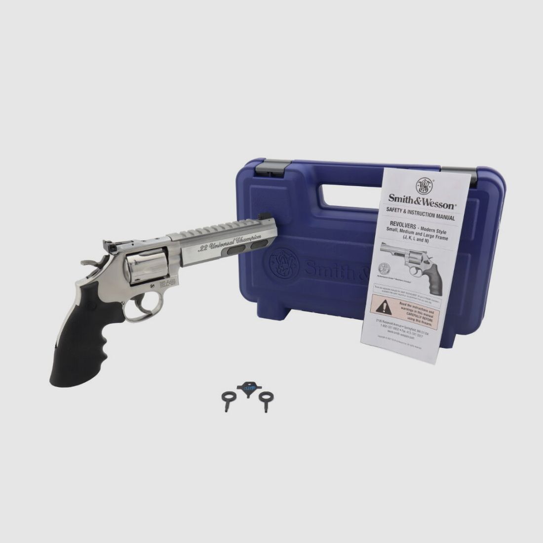 Smith & Wesson 617 Universal Champion S&W .22 Caliber Revolver KK, image 9 of 9