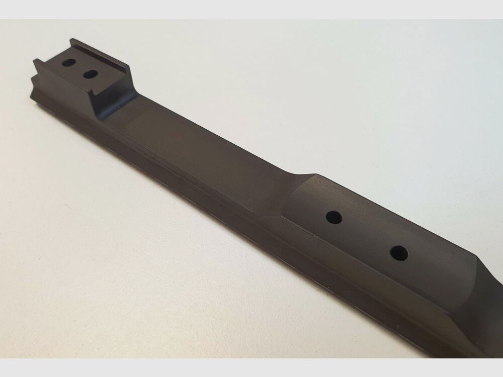 MHS V1 Picatinny rail for MAUSER 66, steel rail, matte black, 180mm, made in Germany