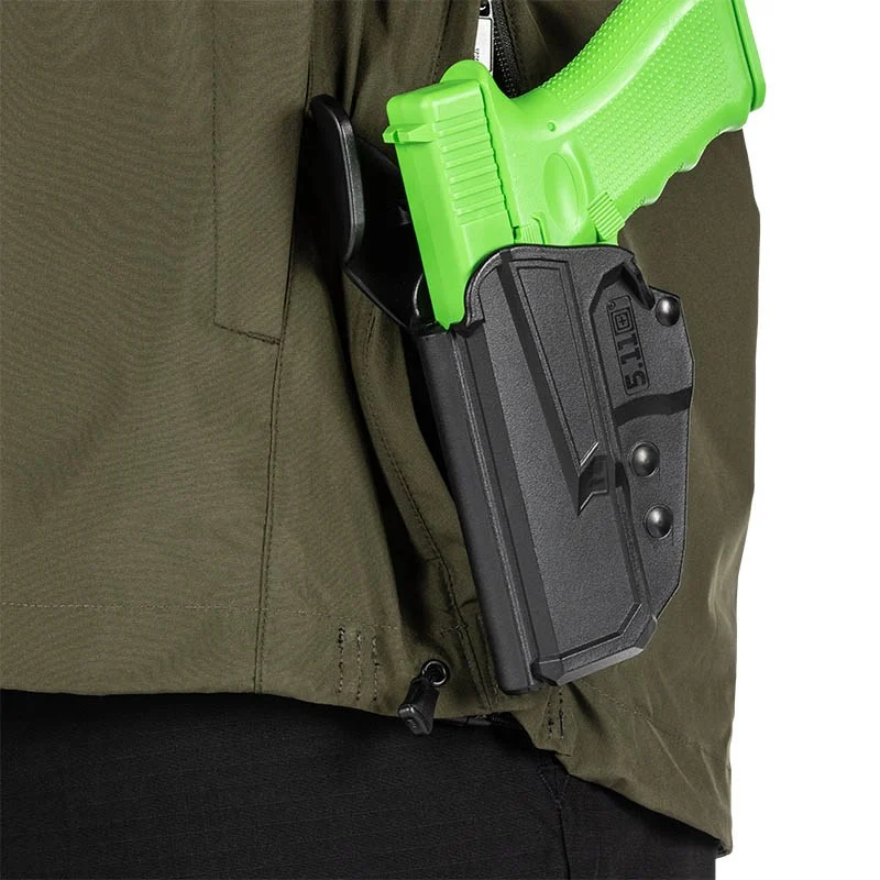 5.11 Duty Rain Shell L 48353-019 black, rainproof, for pistol, image 2 of 3