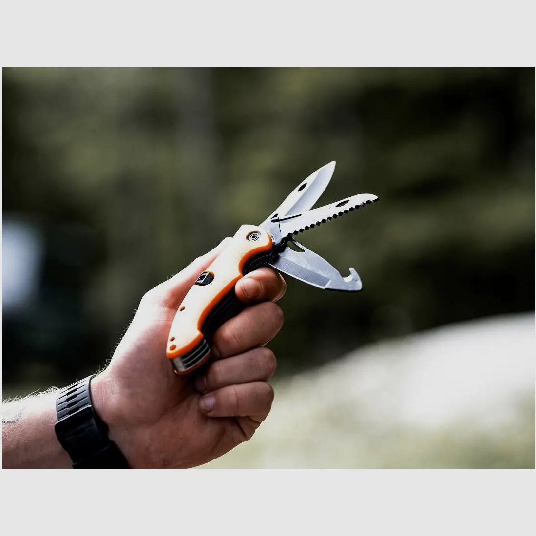 PUMA XP Trifecta 3-Blade Folding Knife, orange