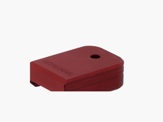 UTG PRO +0 Podkładka bazowa, Glock Small Frame 9mm/.40, Matowe Czerwone Aluminium