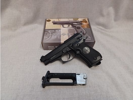 Beretta M84 FS / 4,5 mm BB / BlowBack / CO2 / Pistole / OVP (74)