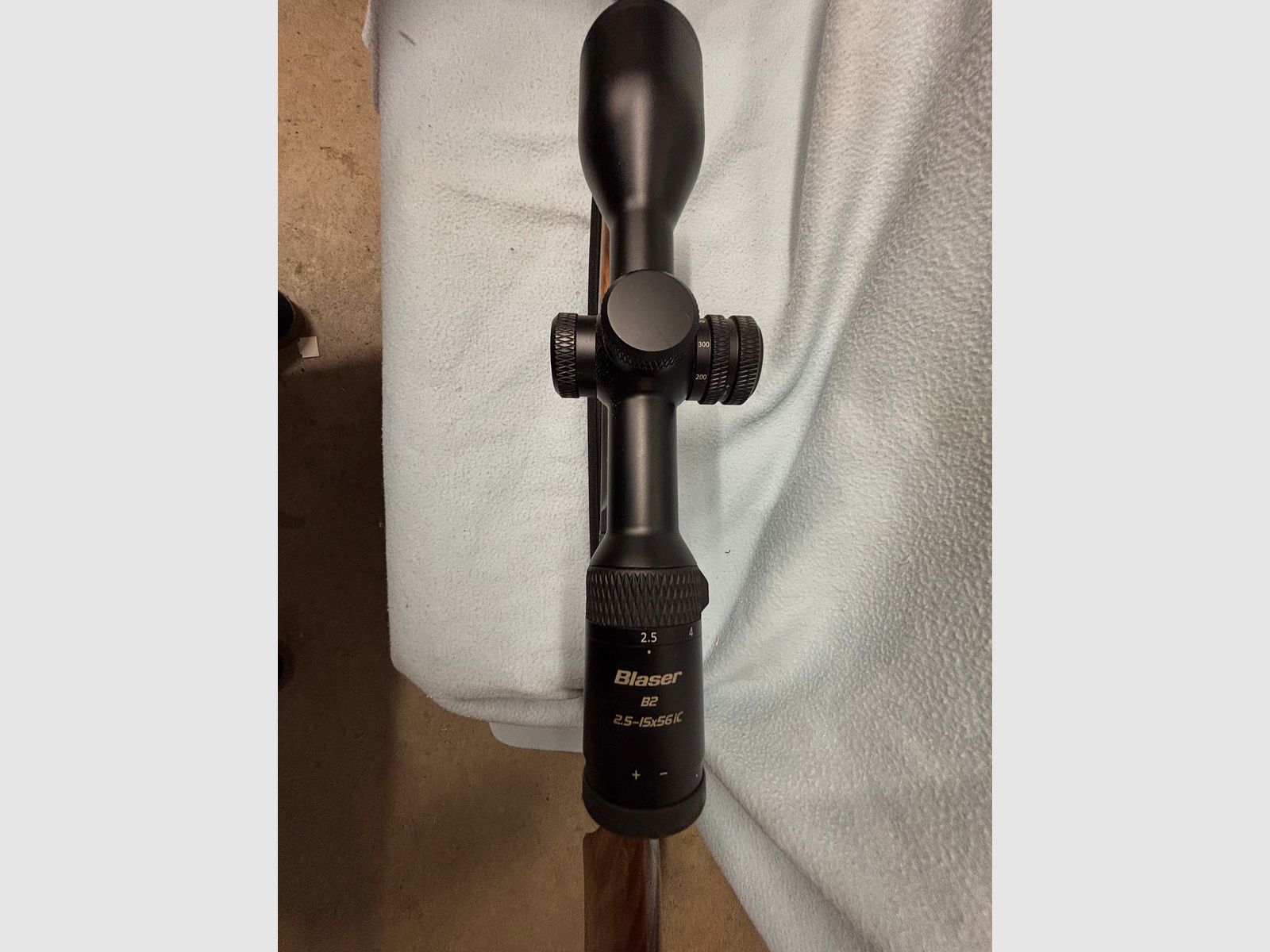 Blaser B95 6,5x55 12/76 mit Blaser B2 ,5x15x56IC und Sattelmontage