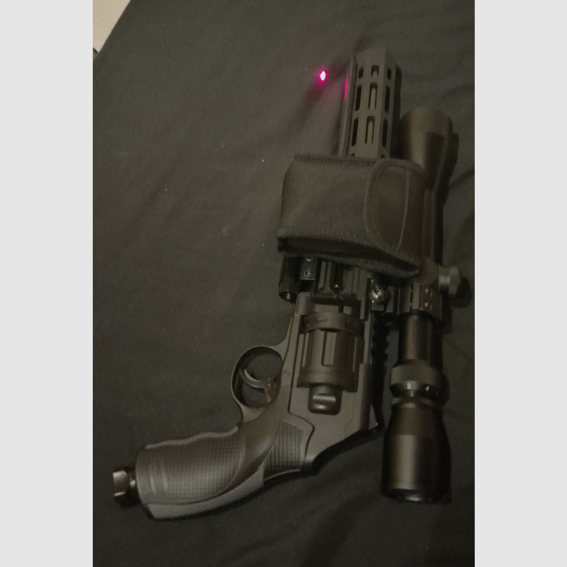 3-9x40 richtkijker op Long T4e HDR50 tactisch geweerkit Rood punt rubberen kogels RAM paintball marker Cal .50 set laser CO2 capsules revolver lange loop