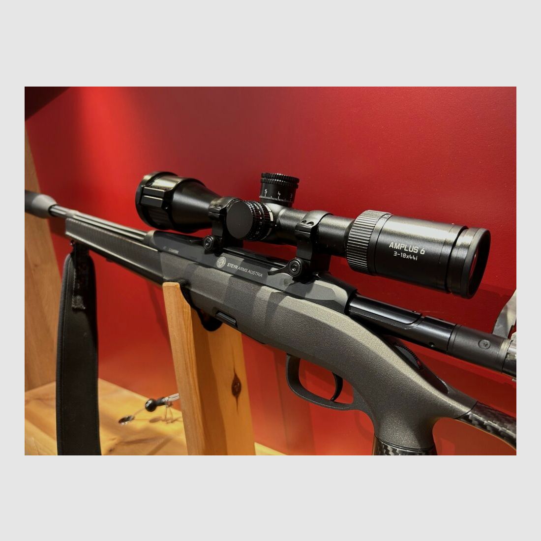 Steyr Arms Gams CLII w tym Leica Amplus 3-18x44i w tym Steyr OSD II