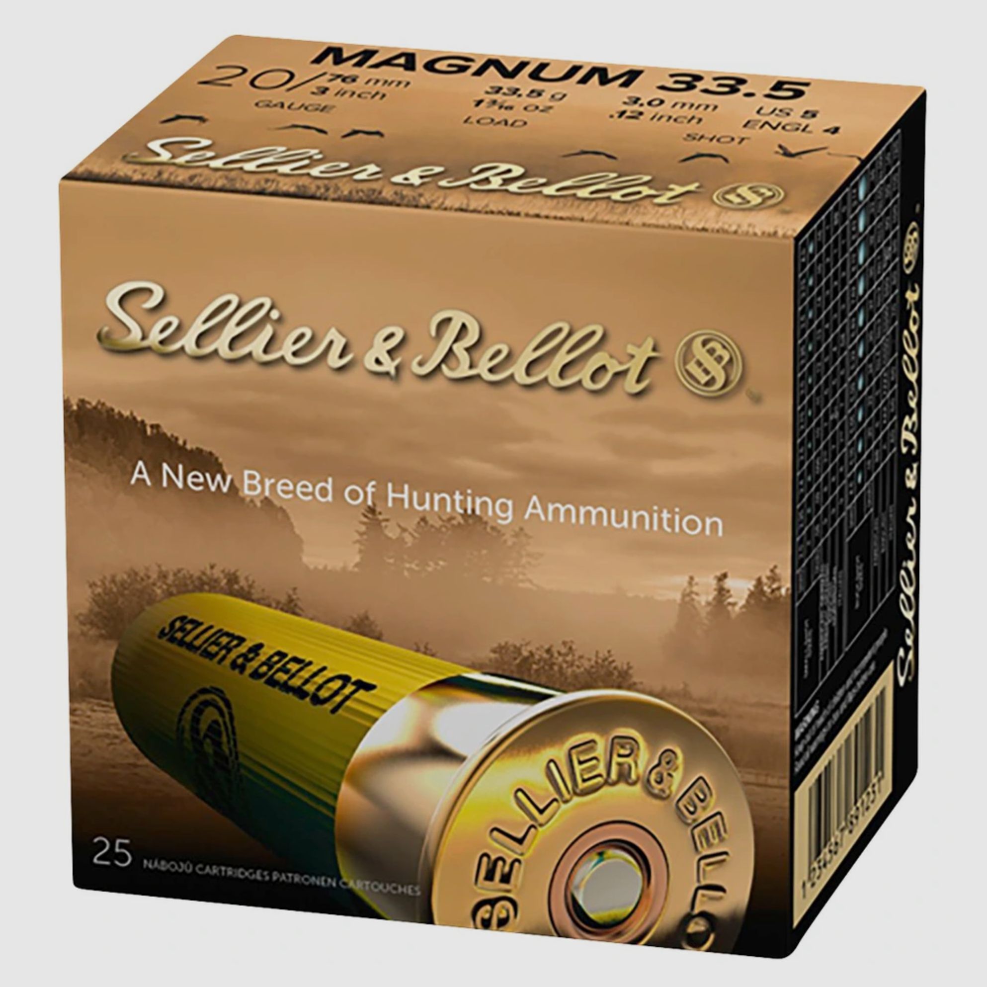 Sellier & Bellot 105247 20/76 SB Magnum 3,5 mm 33,5g