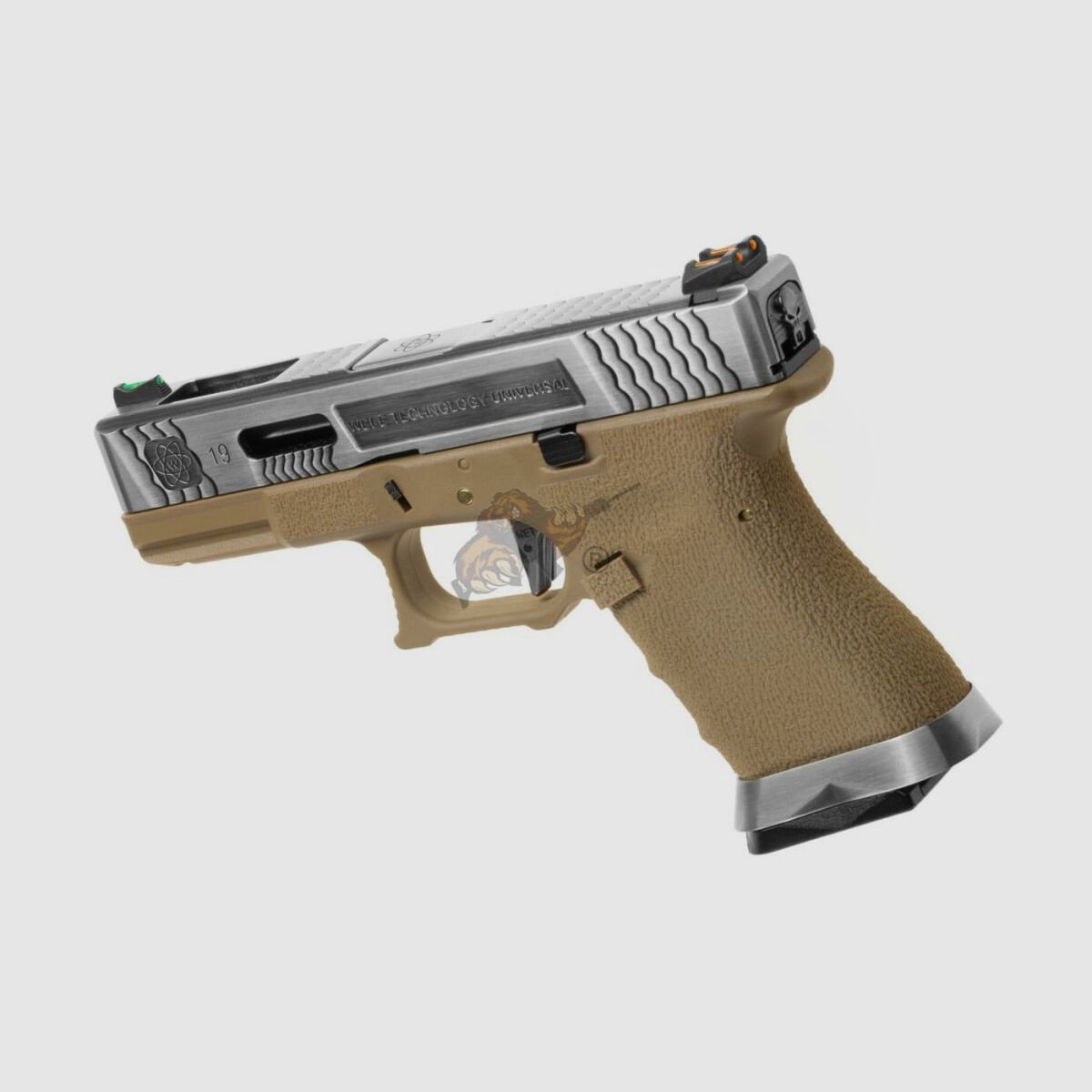 WE Custom 19 Metall Version Dual Tone Desert GBB -F-