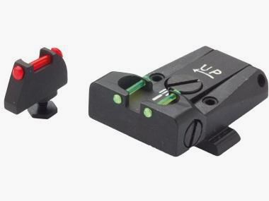 LPA Sights Visier f. Glock 17-41 TTF36GL - Fibre Optic