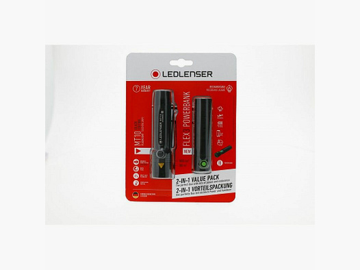 LedLenser MT10 black edition & Flex3 Black Gift