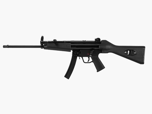 Heckler & Koch SP5L with fixed stock, caliber 9mm Luger || semi-automatic rifle