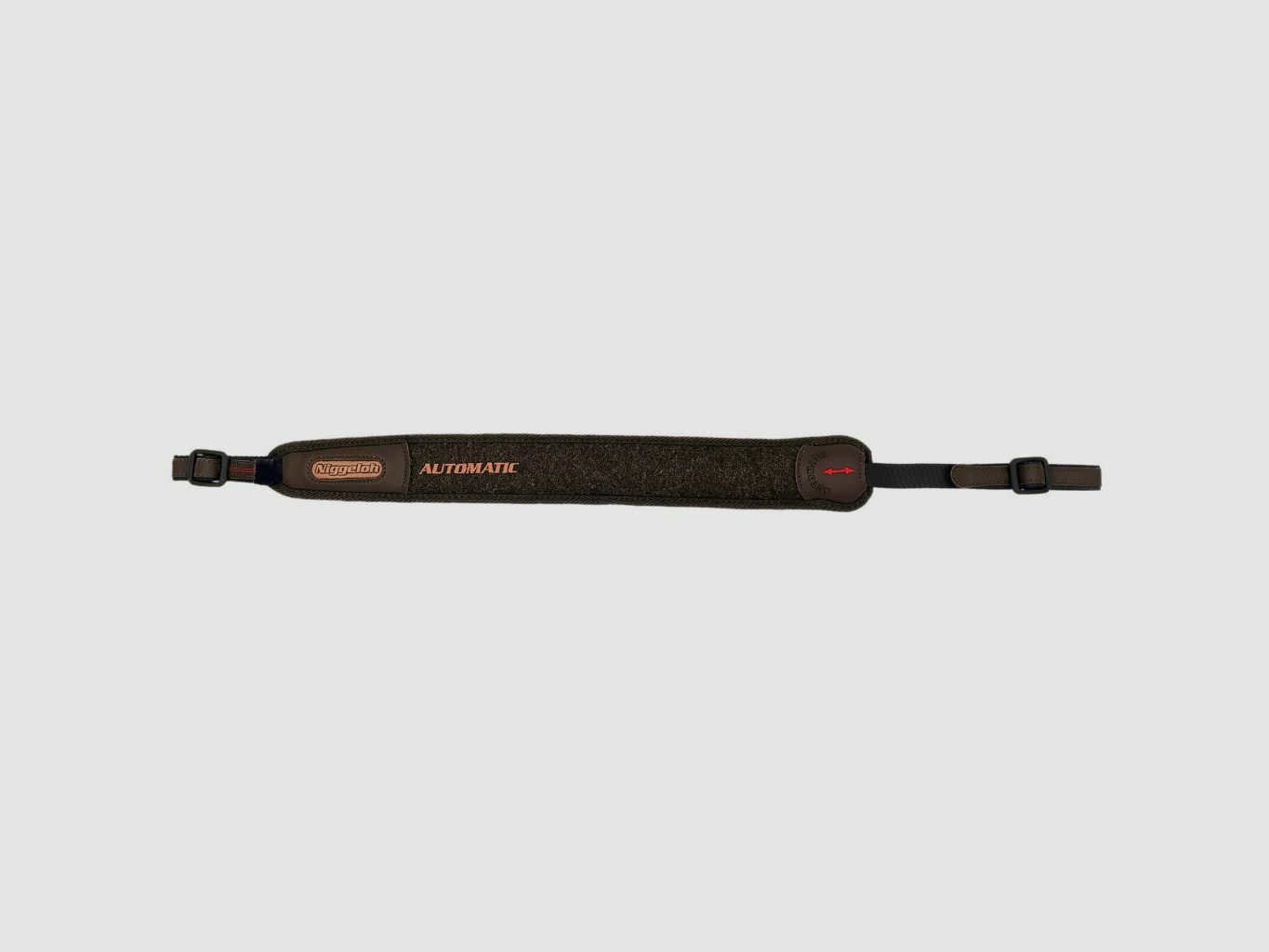 Correa portafusil retráctil Niggeloh Automatic Marrón Loden (100% lana virgen), billede 1 af 2