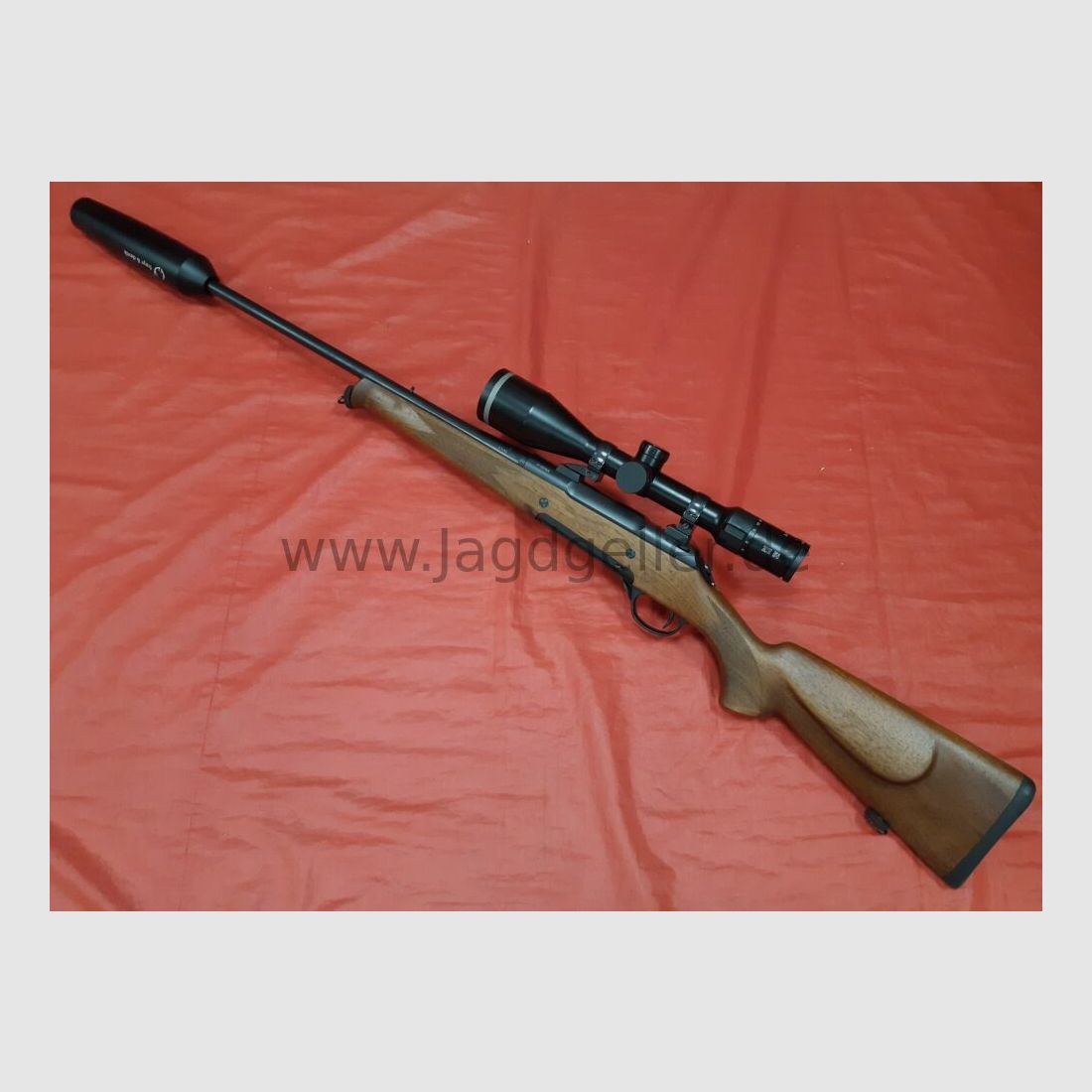 Haenel Jaeger 10 caliber 9.3x62 with 2.5-15x56 Minox ZE5i and silencer F&D 9.3x62