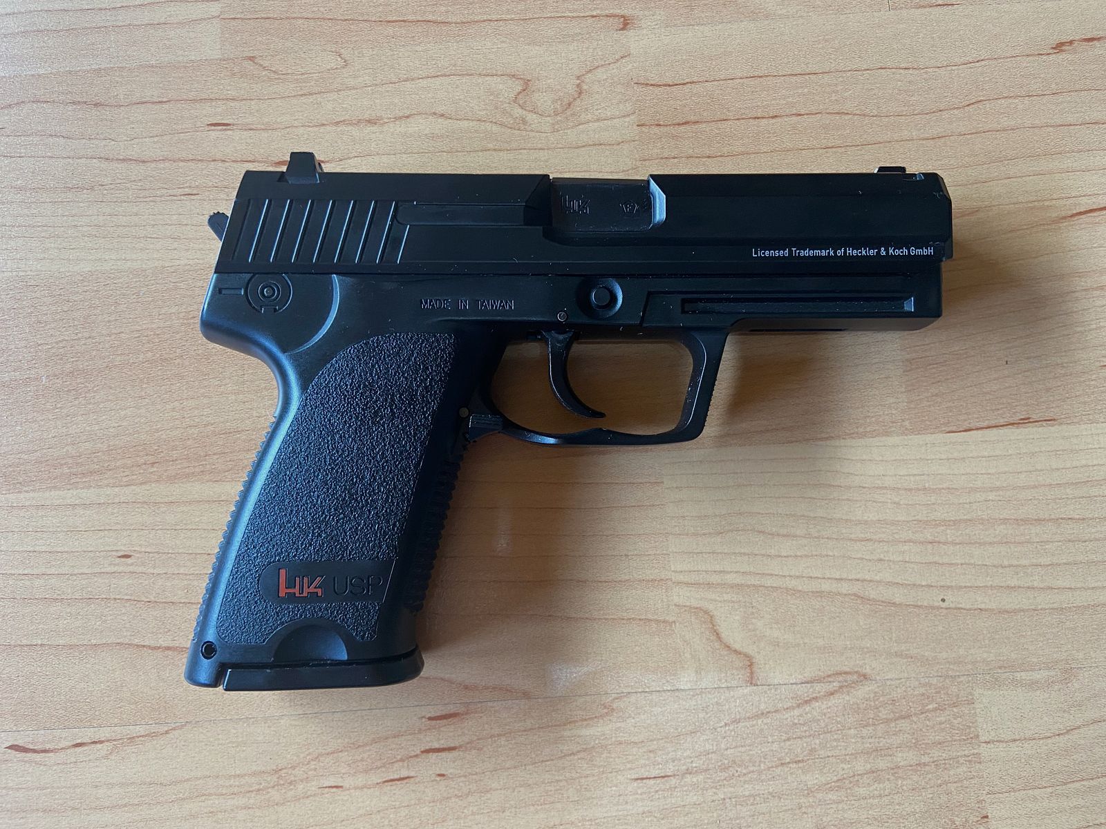 HK USP CO2 Pistole NBB + MP5 K-PDW CO2 GBB 4,5 mm Gebraucht