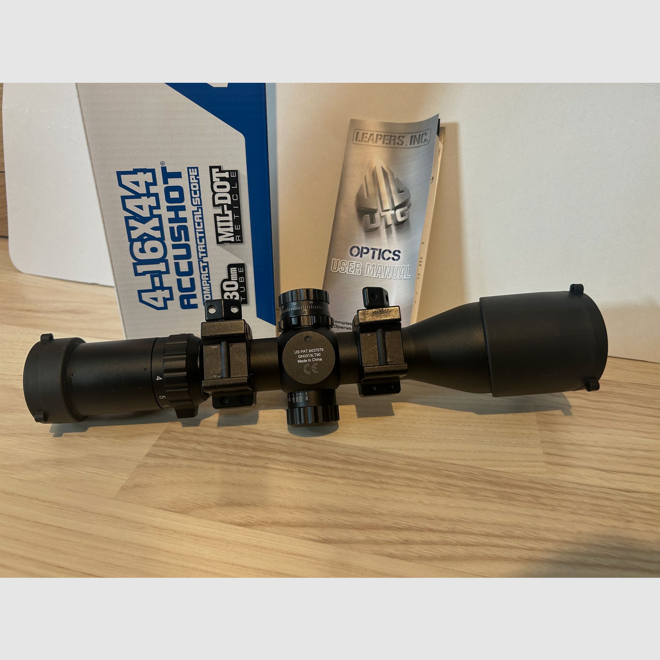 Accushot 4-16x44 Rifle Scope Mil Dot