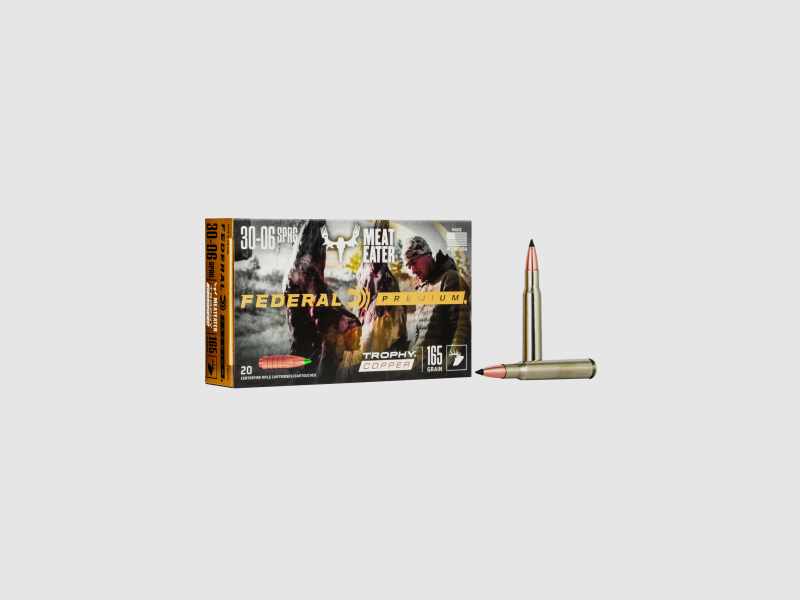 Federal Büchsenmunition Premium .30-06 Spring 10,7 g / 165 gr Trophy Copper