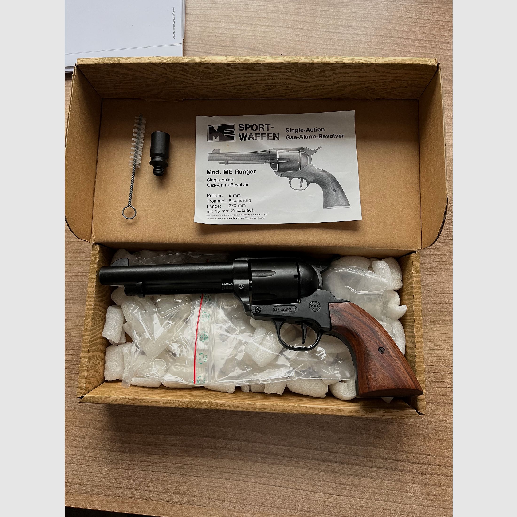 Revolver ME Ranger 9mm blank collector's weapon