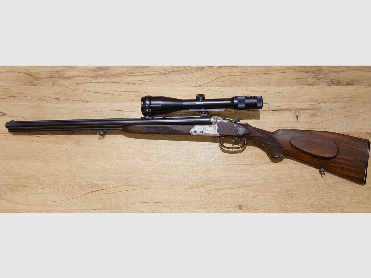 Drilling Sauer und Sohn Eckernförde Mod.3000 Duralux Kal. 7X57R; 16/70 Docter 2,5-10x48 Abs. 4