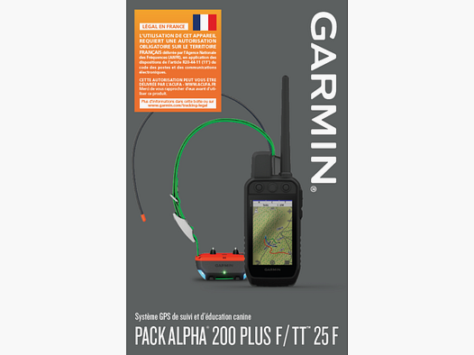 Pack GPS Garmin Alpha 200F Plus TT25R Version F