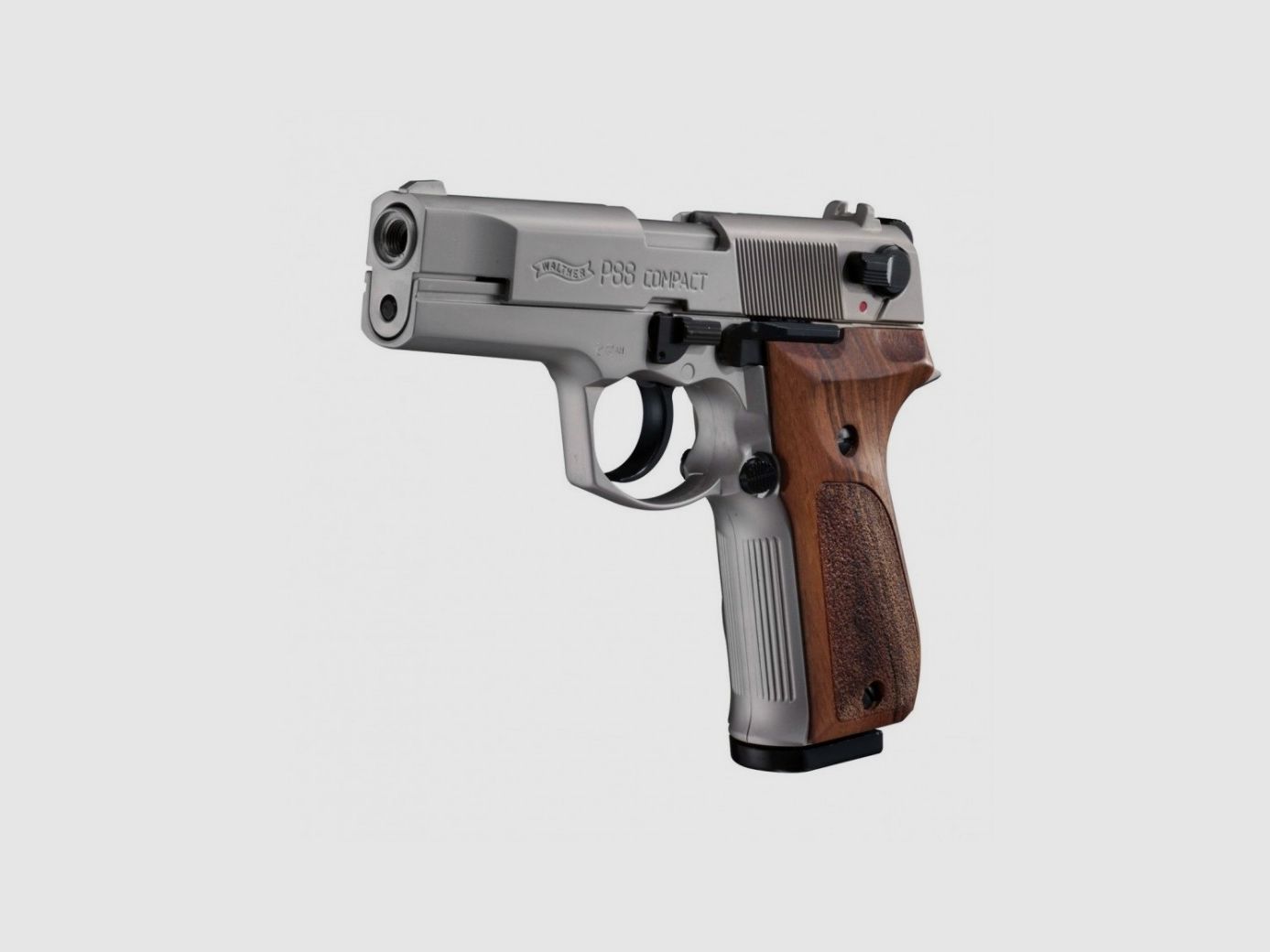 Pistolet Walther P88 Cal.9mm PAK - Nickel/Wood, image 2 sur 2