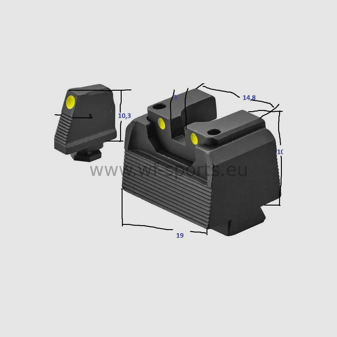LPA Glock RDS-Visier-Luminova