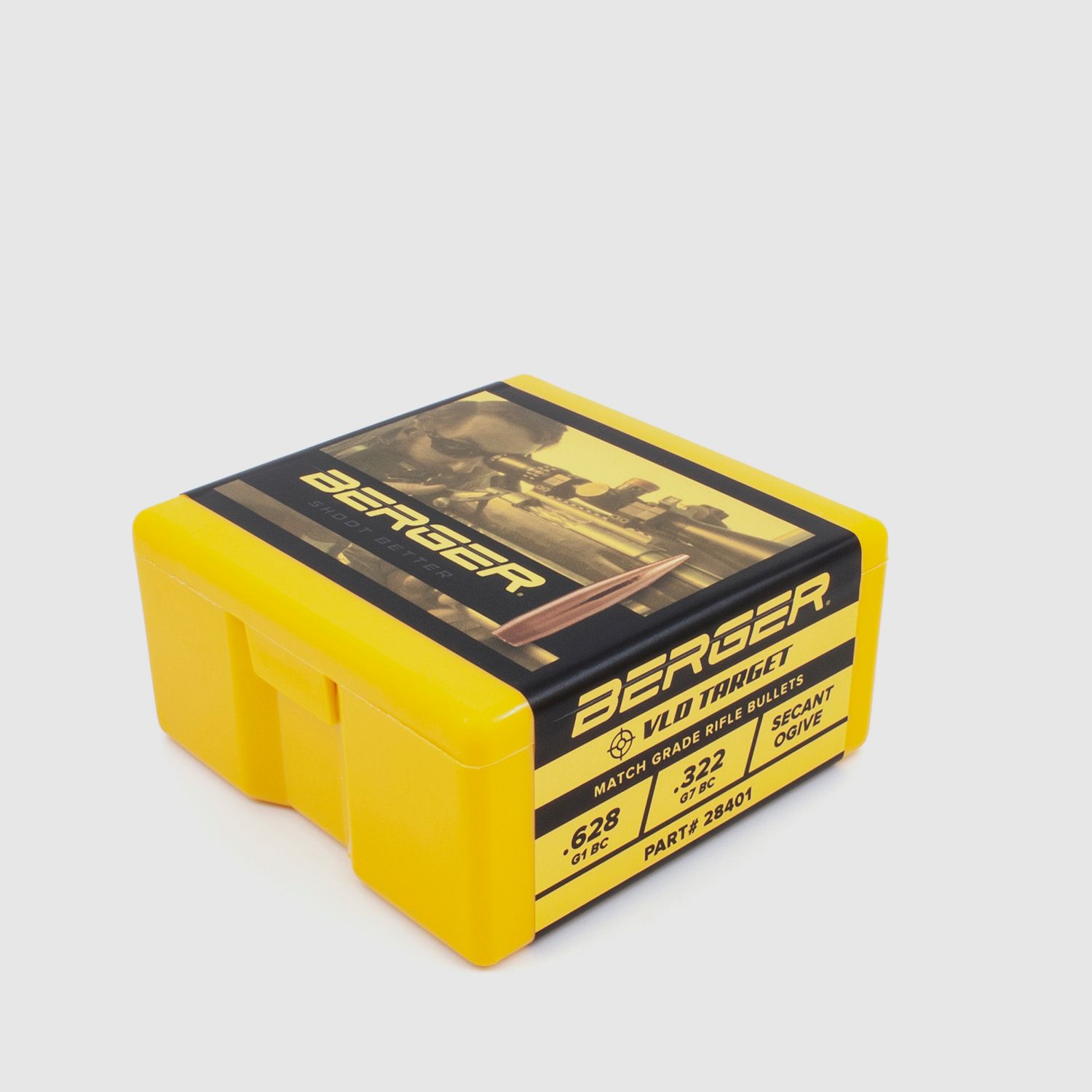 Berger Geschoss 7mm/.284 VLD Target 168GR 100 Stück