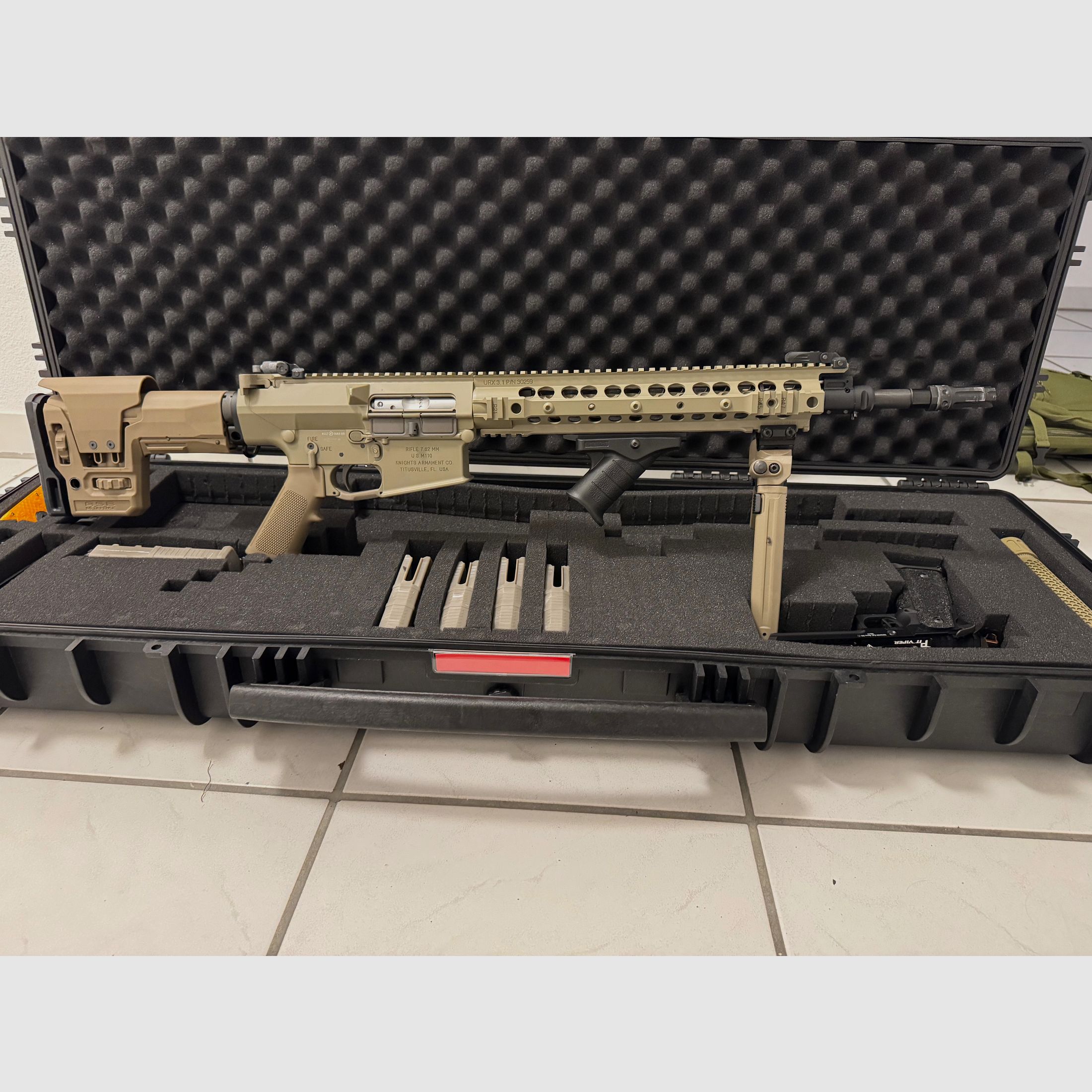 Rarität!!! VFC KAC SR25 M110K1 ECC GBB HPA!!!