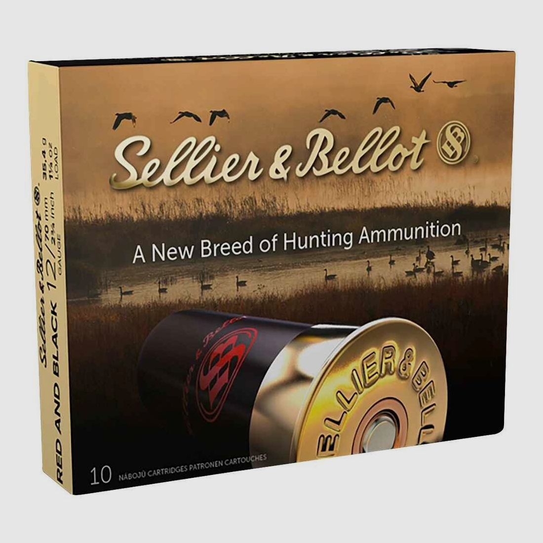 Sellier & Bellot 12/70 Rot/Schwarz 4,0mm 35,4g