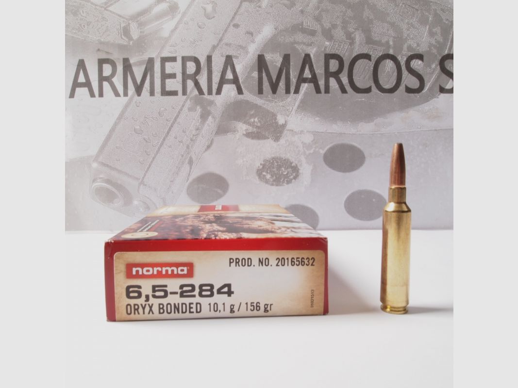 MUNITION NORMA 6.5-284 ORYX BONDED 156 GR (20 STK), Bild 2 von 3