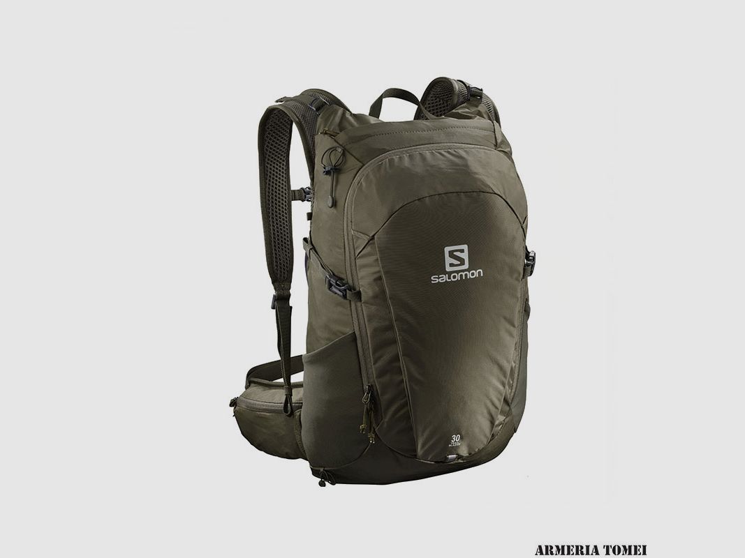 SALOMON – RUGZAK – TRAILBLAZER 30 Martini Ol/Olive Nigh/Ebo, afbeelding 1 van 4