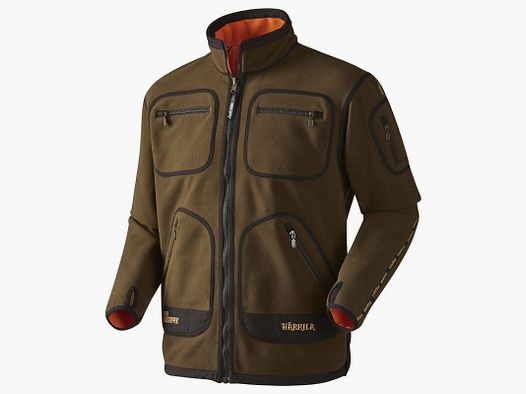 Härkila Kamko Fleecejacke Green/Orange