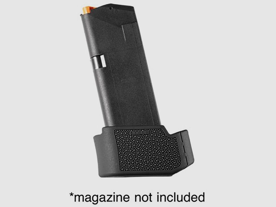 HOGUE OVERMOLDED® Przedłużenie chwytu do magazynków Glock 19/26 9mm 10/15 nabojów (czarne), zdjęcie 2 z 2
