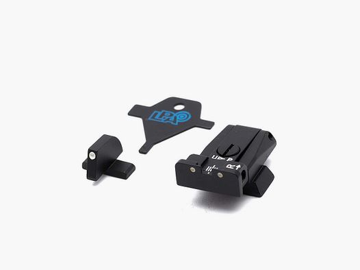 LPA SPR49HK30 Juego de mira ajustable para H&K USP 40, USP 45, HKP8