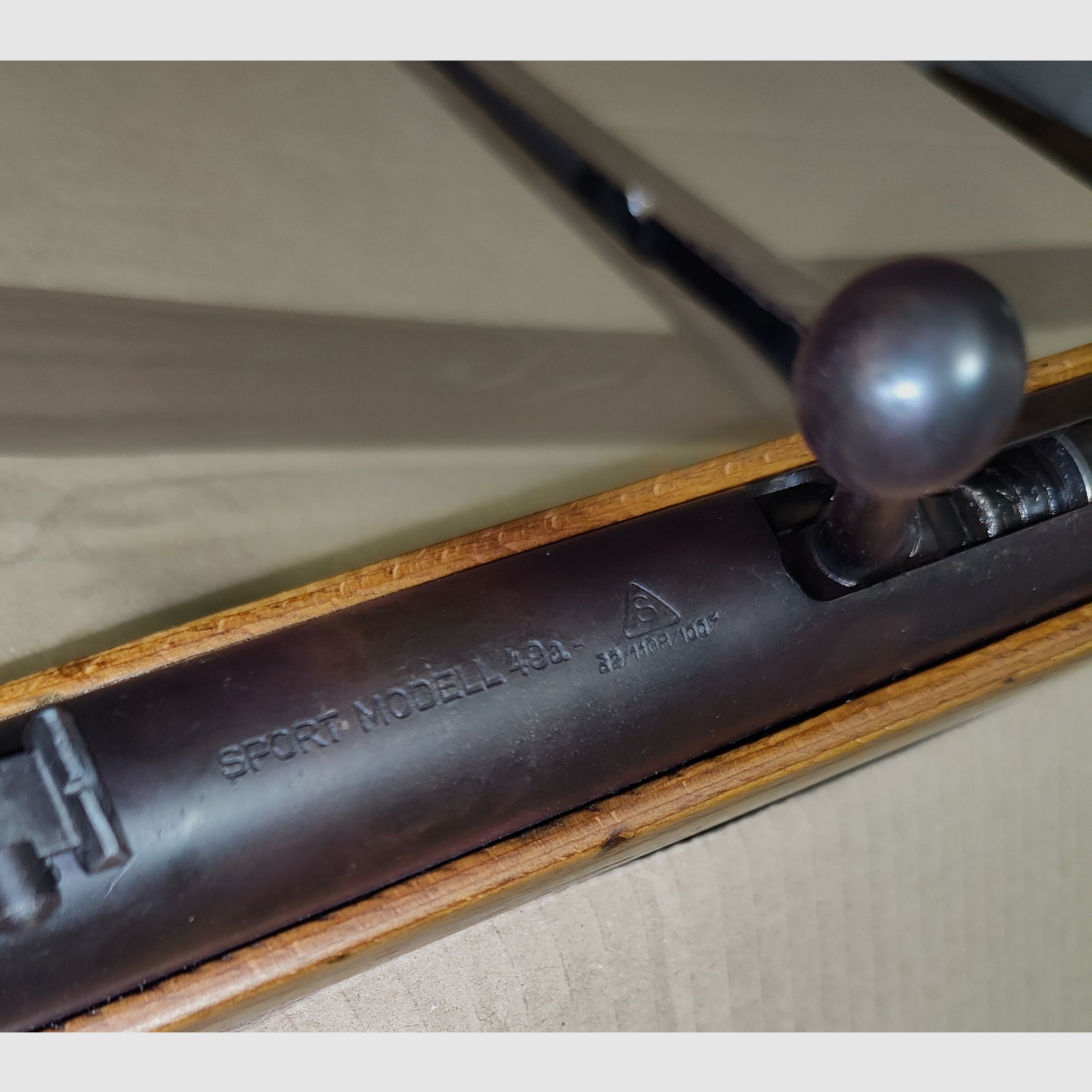 Haenel Luftgewehr Sportmodell 49a mit Magazin - Top Zustand 