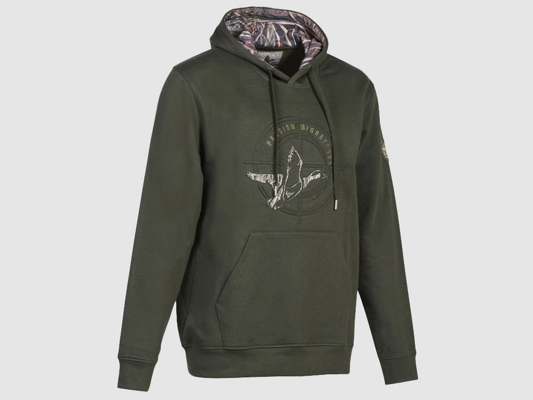 Percussion Sweatshirt Passion Migrateurs Khaki