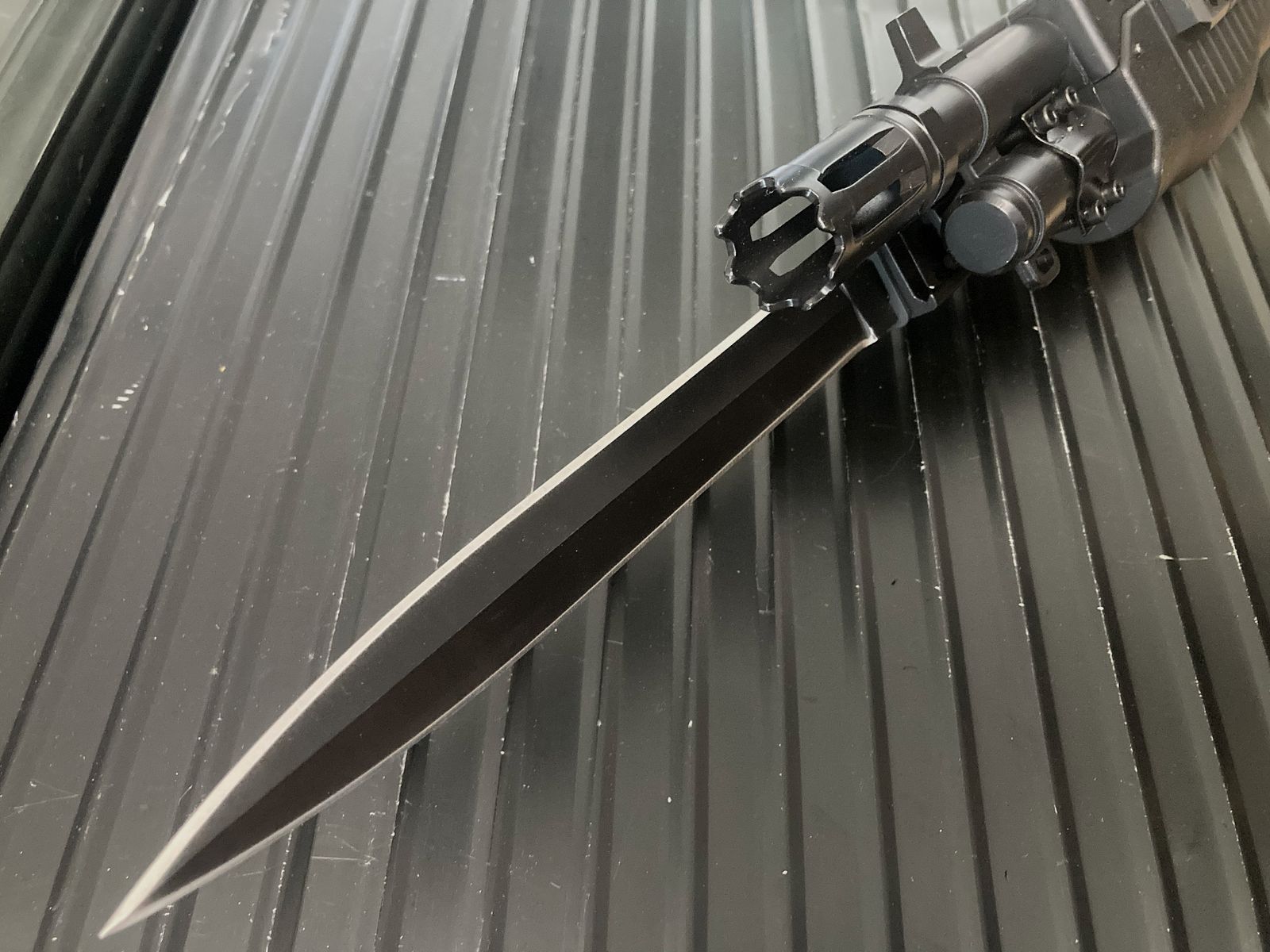 Universal Picatinny bayonet, among others for Umarex Home Defence HDR HDP HDB HDS HDX, First Strike, Byrna, Tippmann TiPX, Steambow crossbow etc