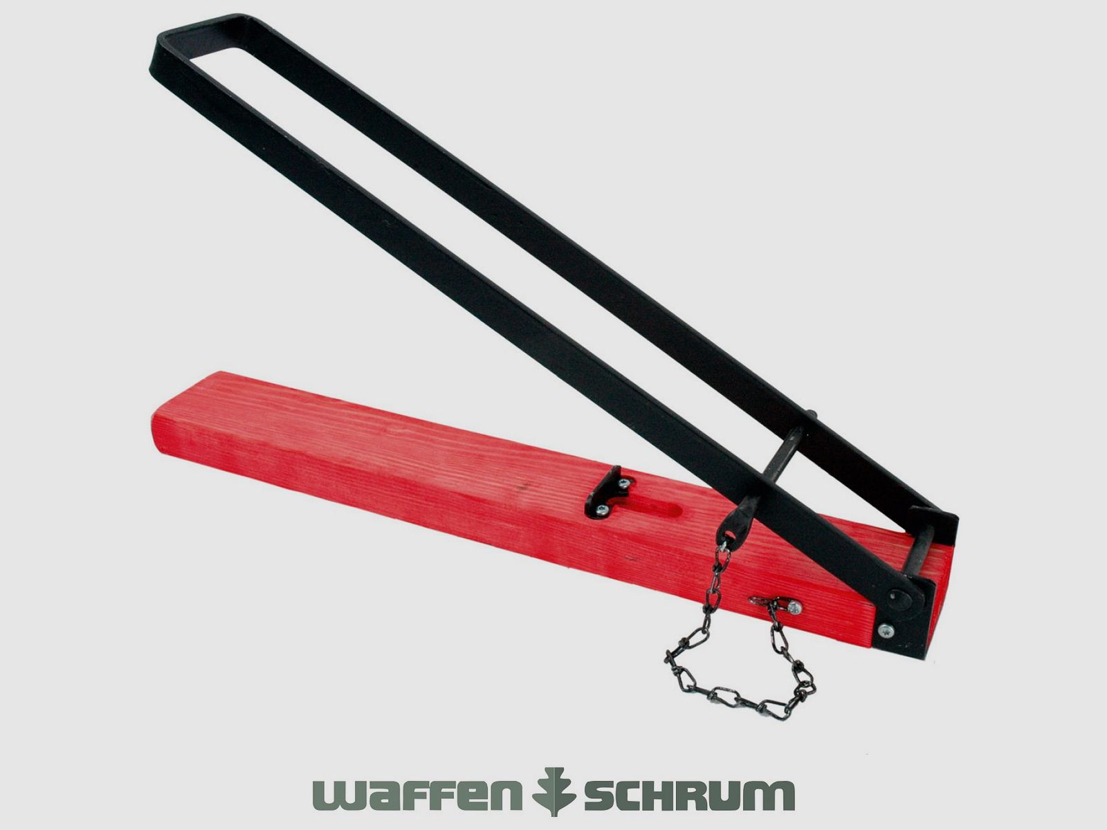 Fallenbau Weißer Spannhebel für Eiabzugseisen / Schwanenhals