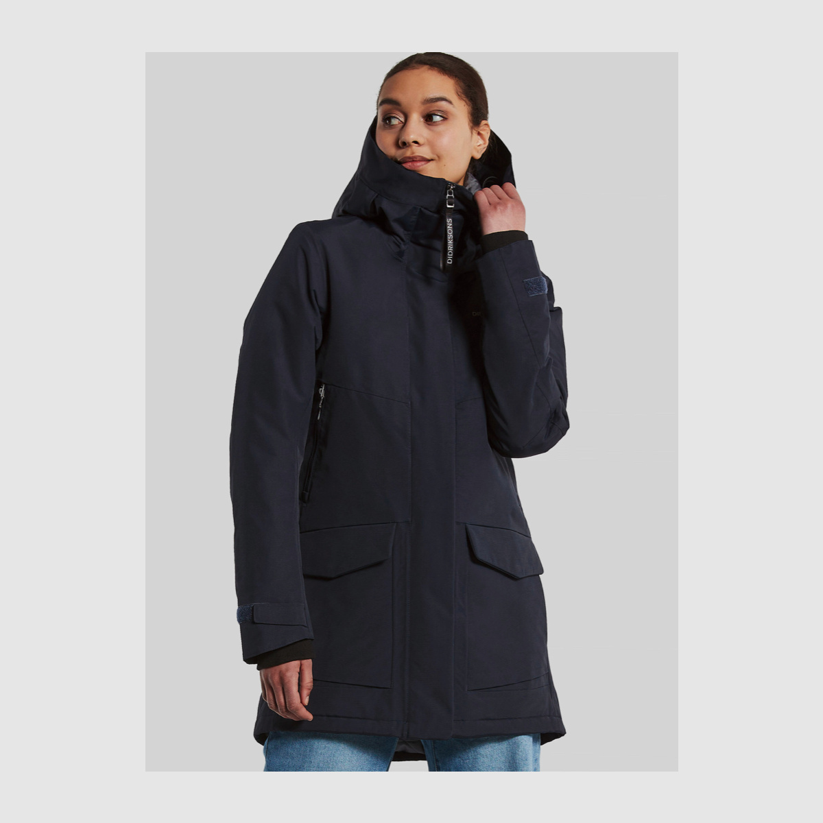 DIDRIKSONS Damen Parka Frida 5 Dark Night Blue