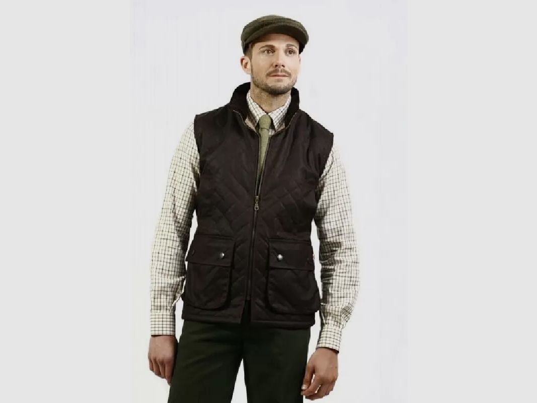 Gilet Curzon Classics ROSS Noir, image 1 sur 2