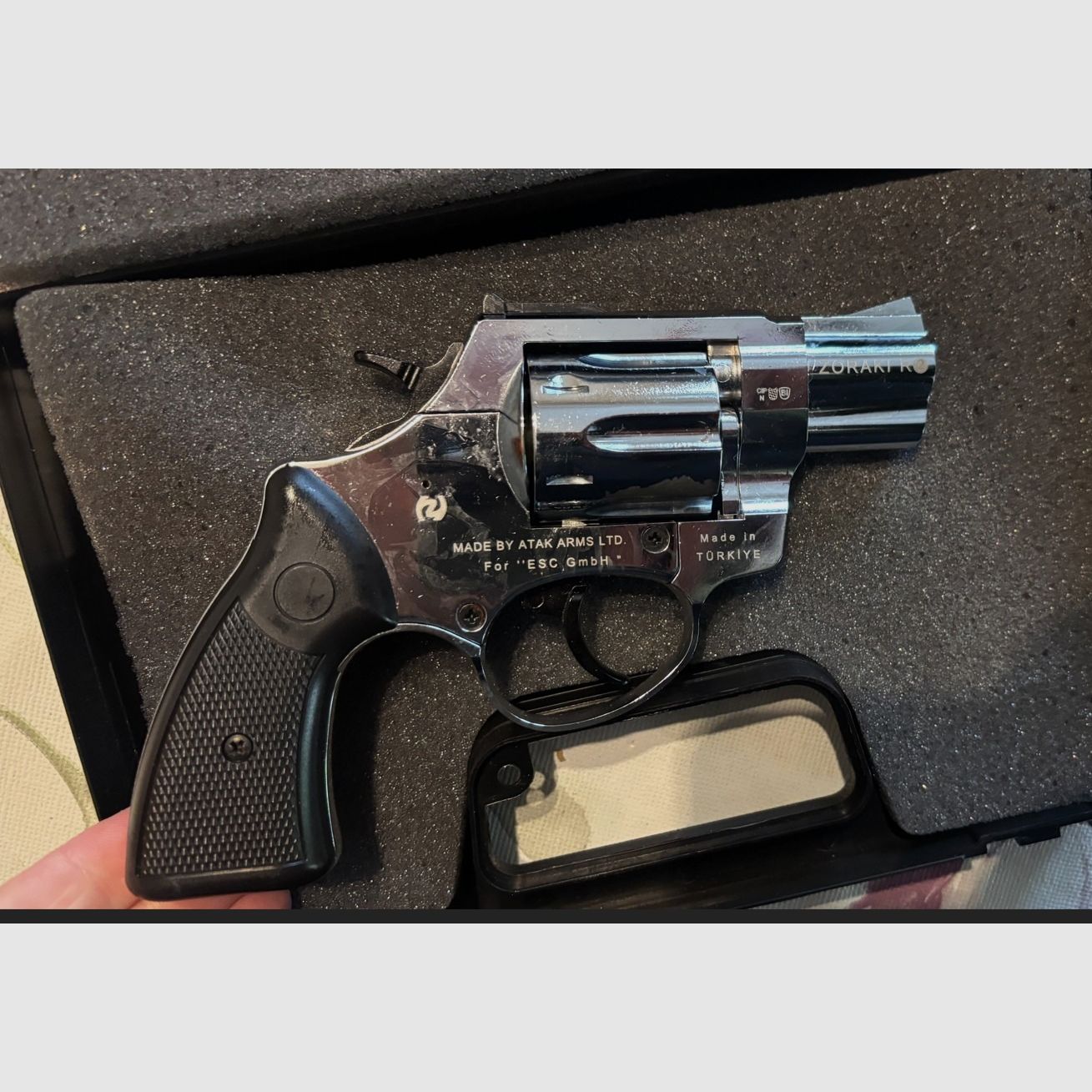 Zoraki R2 2 Zoll chrom Schreckschussrevolver PTB 1006