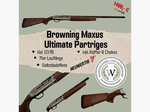 Browning Maxus Ultimate Partridges