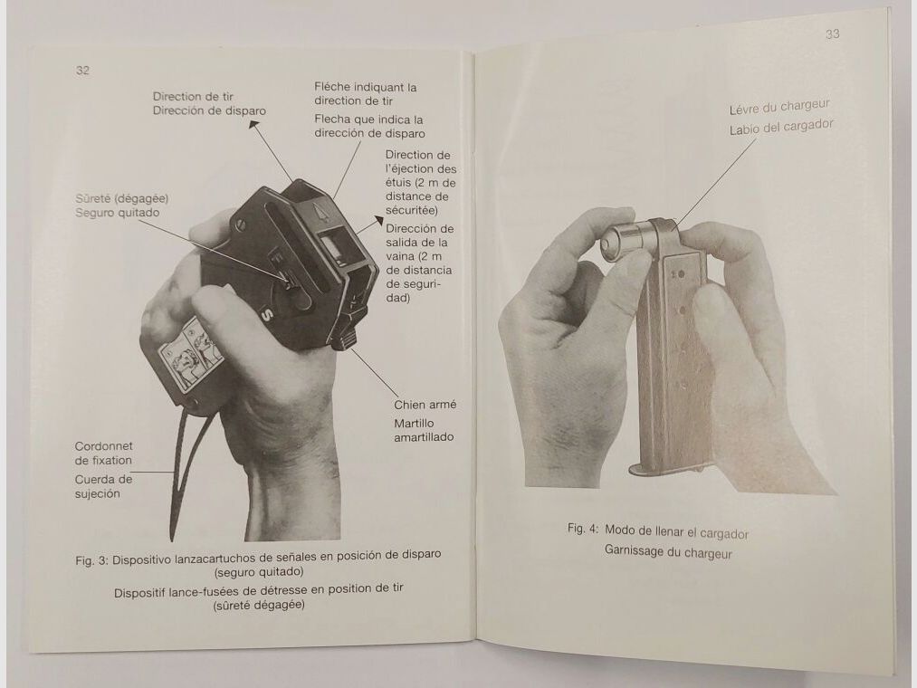 Heckler & Koch Bedienungsanleitung Heckler & Koch HK FHK19 Notsignalgerät Emergency Flare Kit for 19mm signal cartr