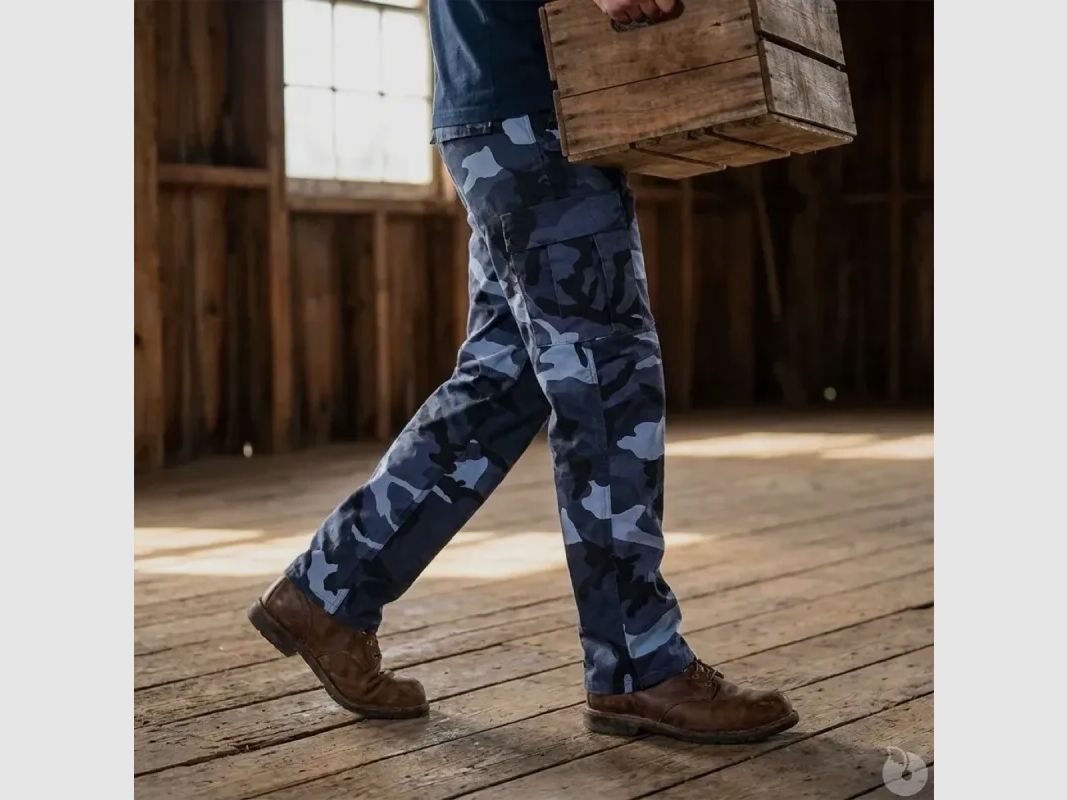 Pantalon BDU Idaho Camo Urban bleu homme, image 1 sur 10