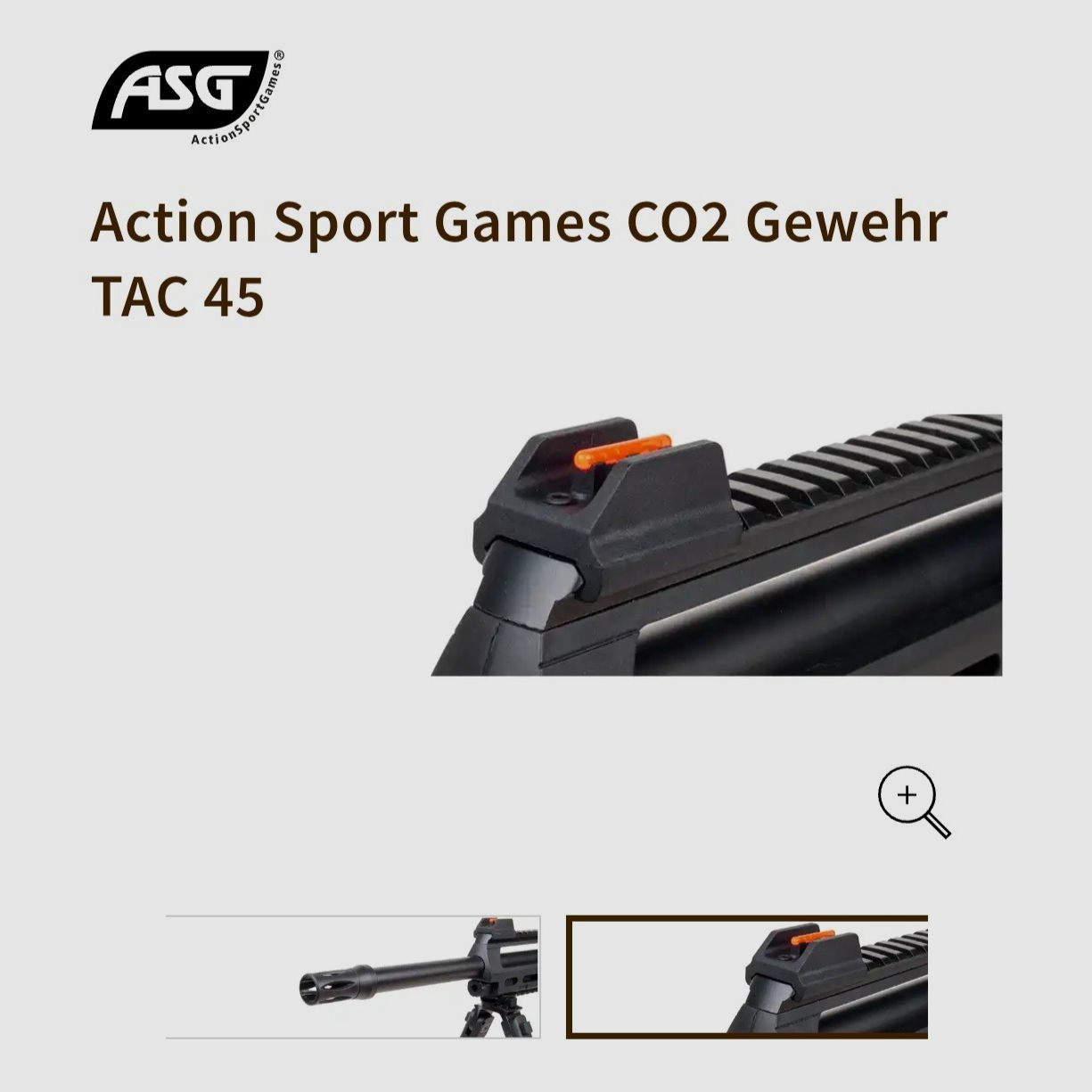 TAC 45 Co2 Luftgewehr  21 Schuss Magazin  ! Neu !
