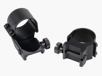Weaver Top-Mount Weaver-Style Ringe (1 extended) matt schwarz 25,4mm extra high, BH 14,22mm