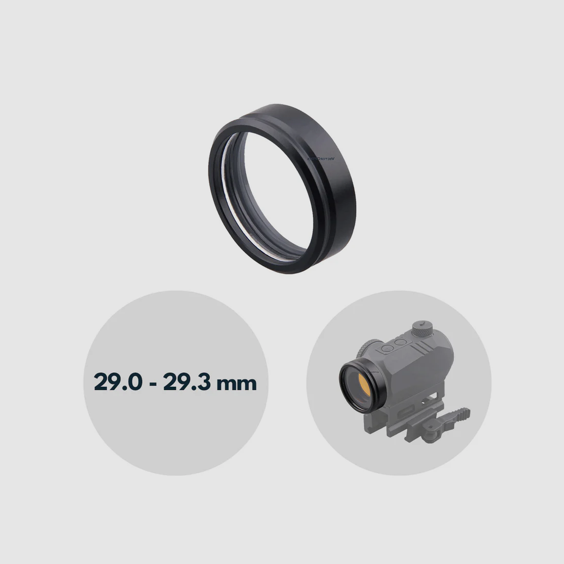 Vector Optics SCOT-59 VeWar Protective Lens for 29mm Objective, image 2 of 4