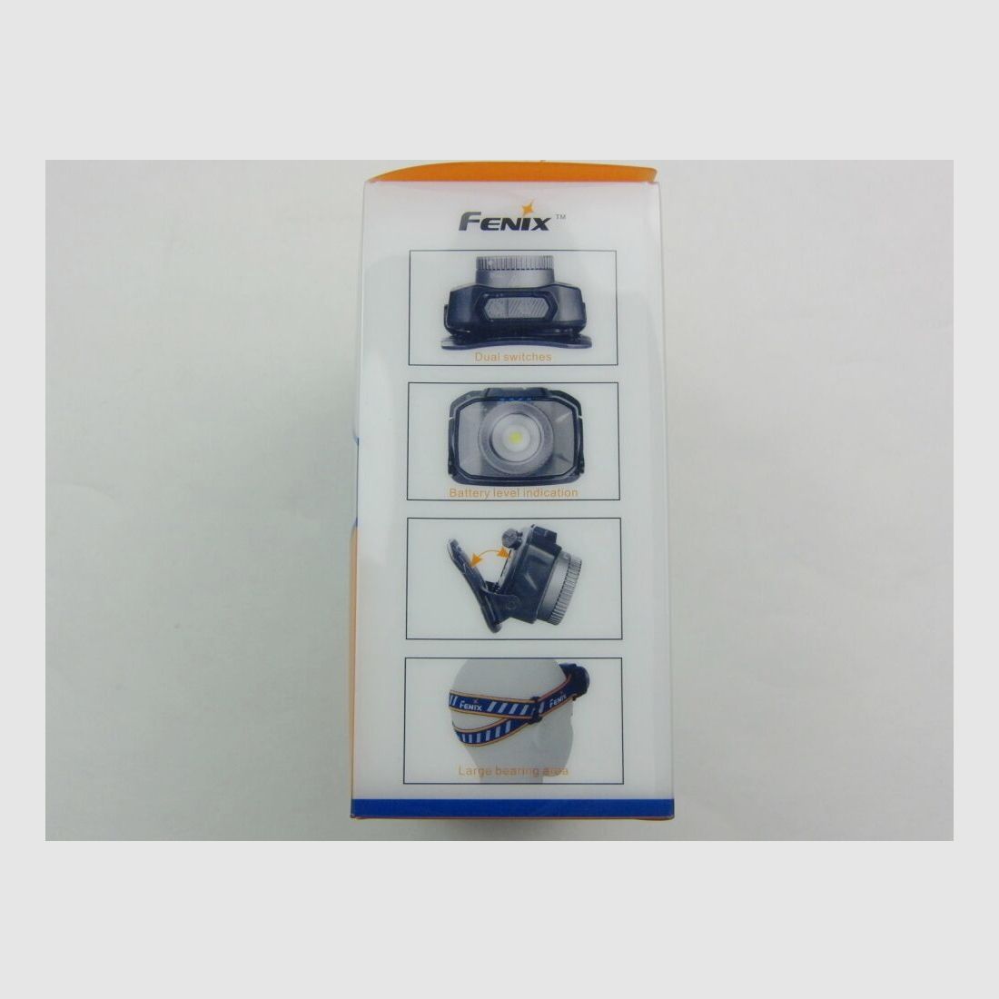 Fenix	 Fenix HL40, aufladbar. Bis zu 50Std. Betrieb