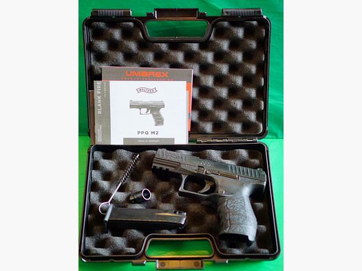 Walther PPQ M2 pistola a salve 9mm P.A.K. nera (PTB 958) - come NUOVA!